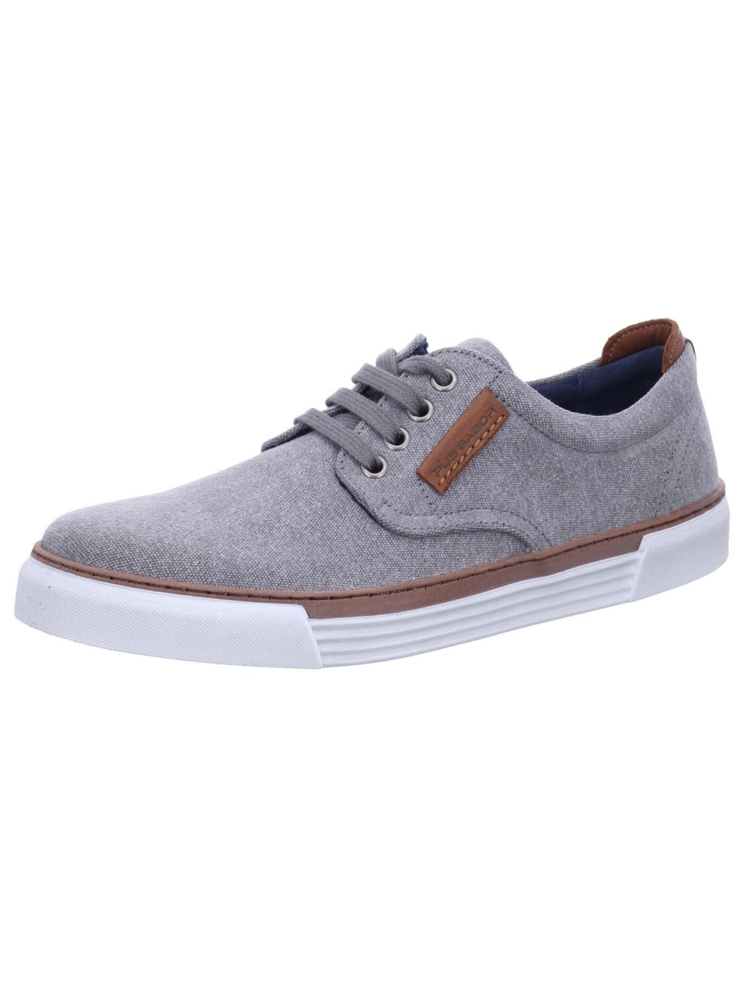 GABOR - Zapatos con cordón 'Sneaker Herren 0460.20 03 Textil in grau' en gris: frente
