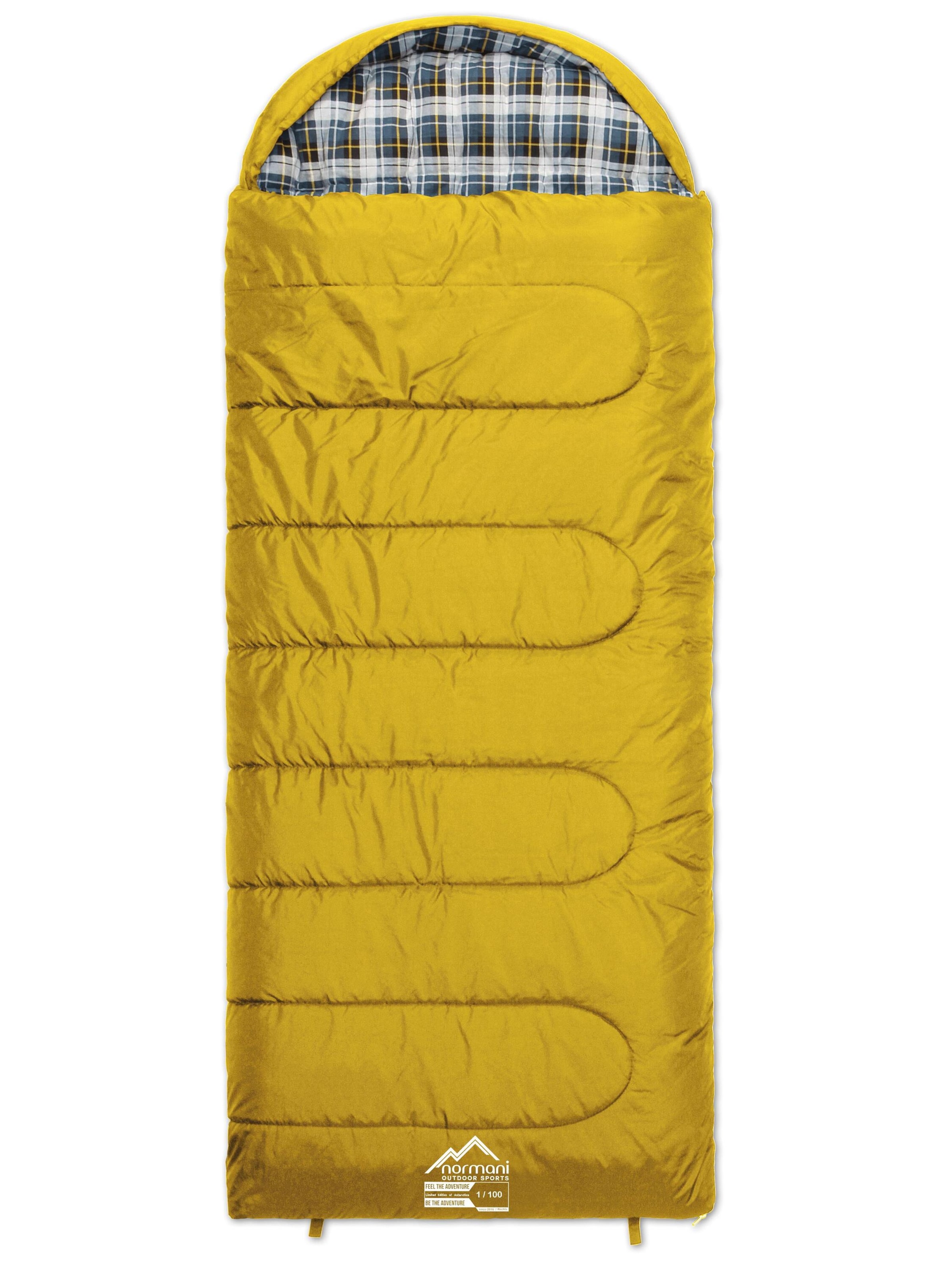 Sacs de couchage ' Antarctica ' normani en jaune : devant