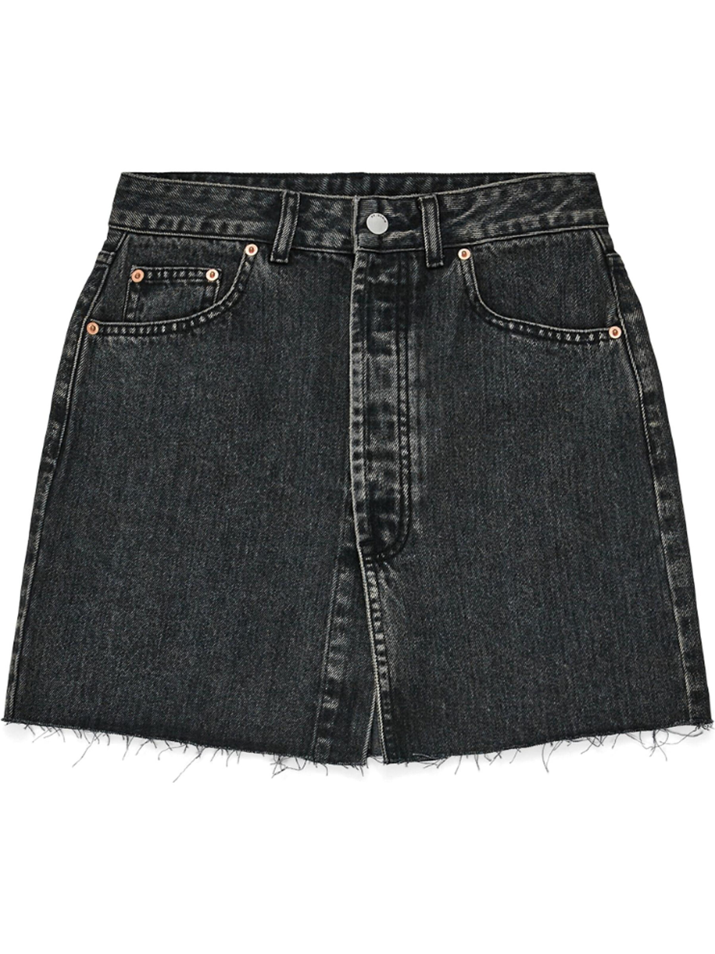 Dr. Denim Rock 'Ara'‌ in Schwarz: Vorderseite
