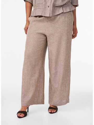 brūns Zizzi Vaļīgs piegriezums Bikses: no priekšpuses