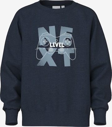 NAME IT - Sudadera 'NKMVION' en azul: frente