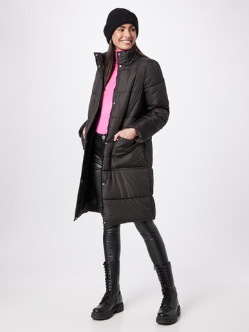 PIECES Winter Coat 'LIMA' in Black