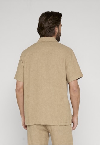 Coupe regular Chemise 'Trope' INDICODE JEANS en beige