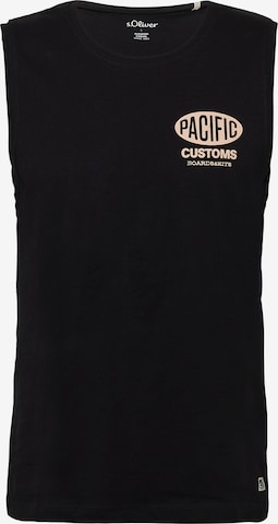 s.Oliver Shirt in Zwart: voorkant