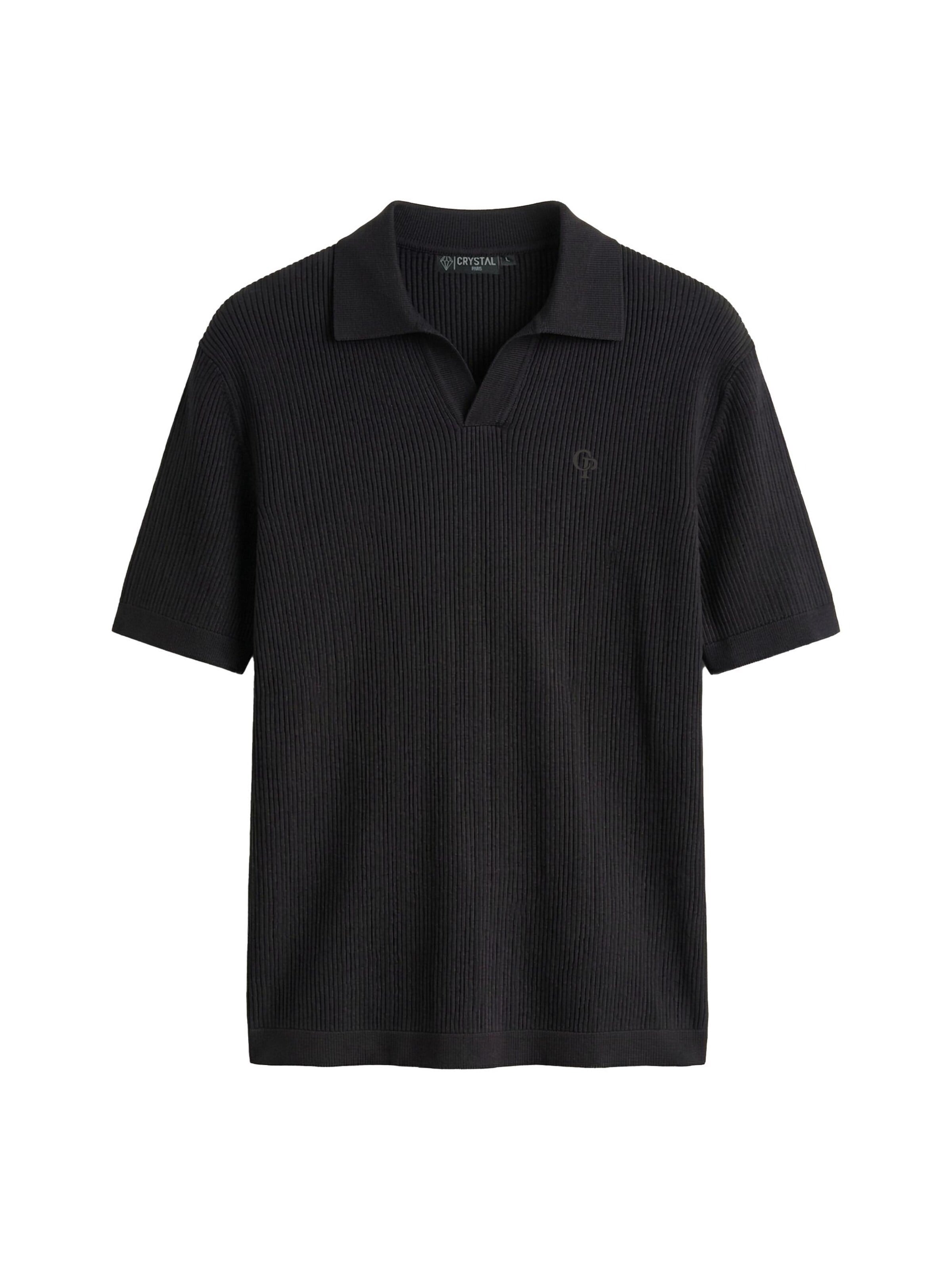 Crystal Paris Shirt 'Bergen' in Zwart: voorkant