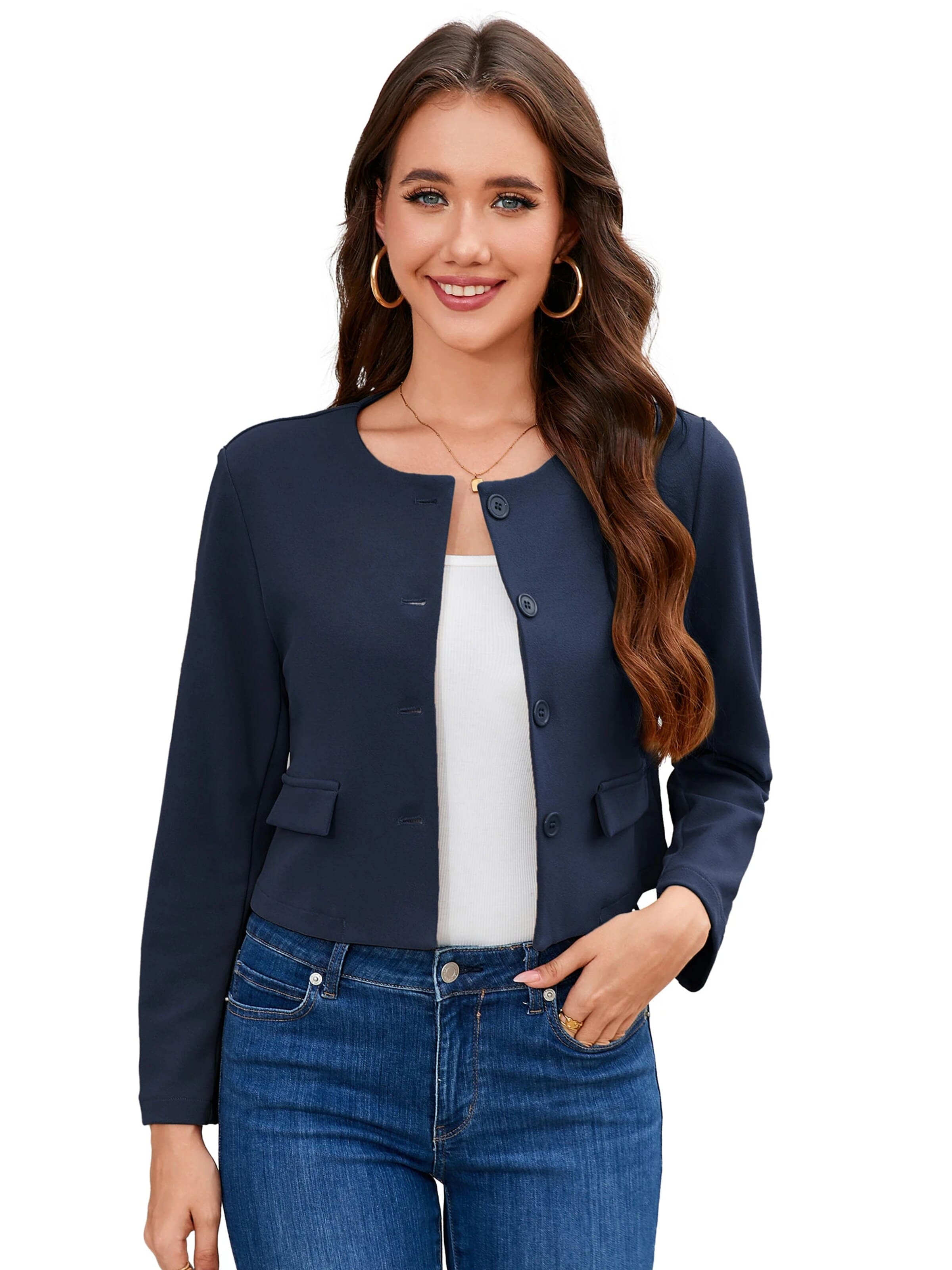 Yesfashion Blazer‌‌‌‌ in Blau: Vorderseite
