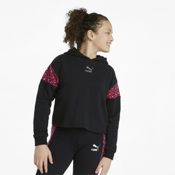 PUMA Athletic Sweatshirt 'Summer Roar' in Black: front