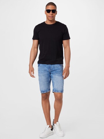 TOM TAILOR Regular Shorts in Blau