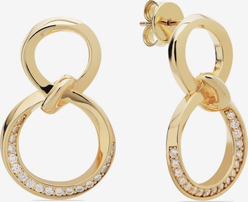 JETTE Ohrringe in Gelb: Vorderseite