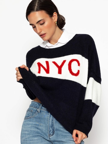 SASSYCLASSY Oversized sweater in Blue