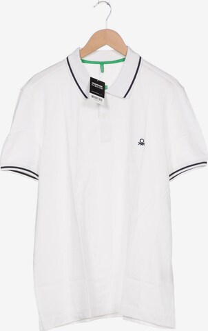 UNITED COLORS OF BENETTON Shirt in XXL in White: front