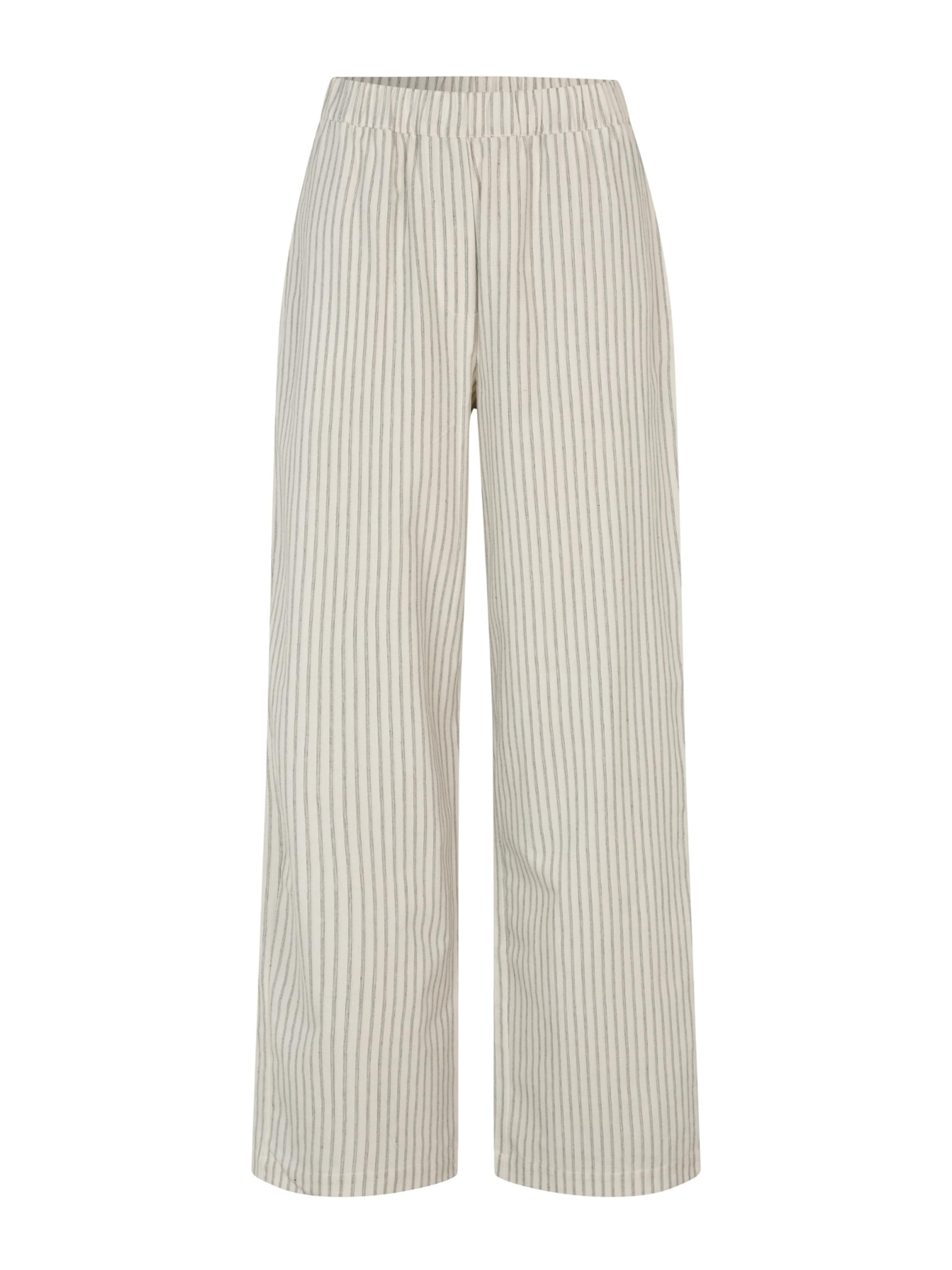 modström Широки крачоли Панталон 'Nanikamd' в бяло: отпред