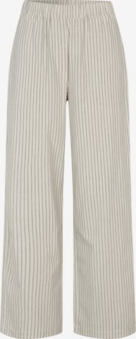 modströmWide Leg/ Široke nogavice Hlače 'Nanikamd' - bijela boja: prednji dio