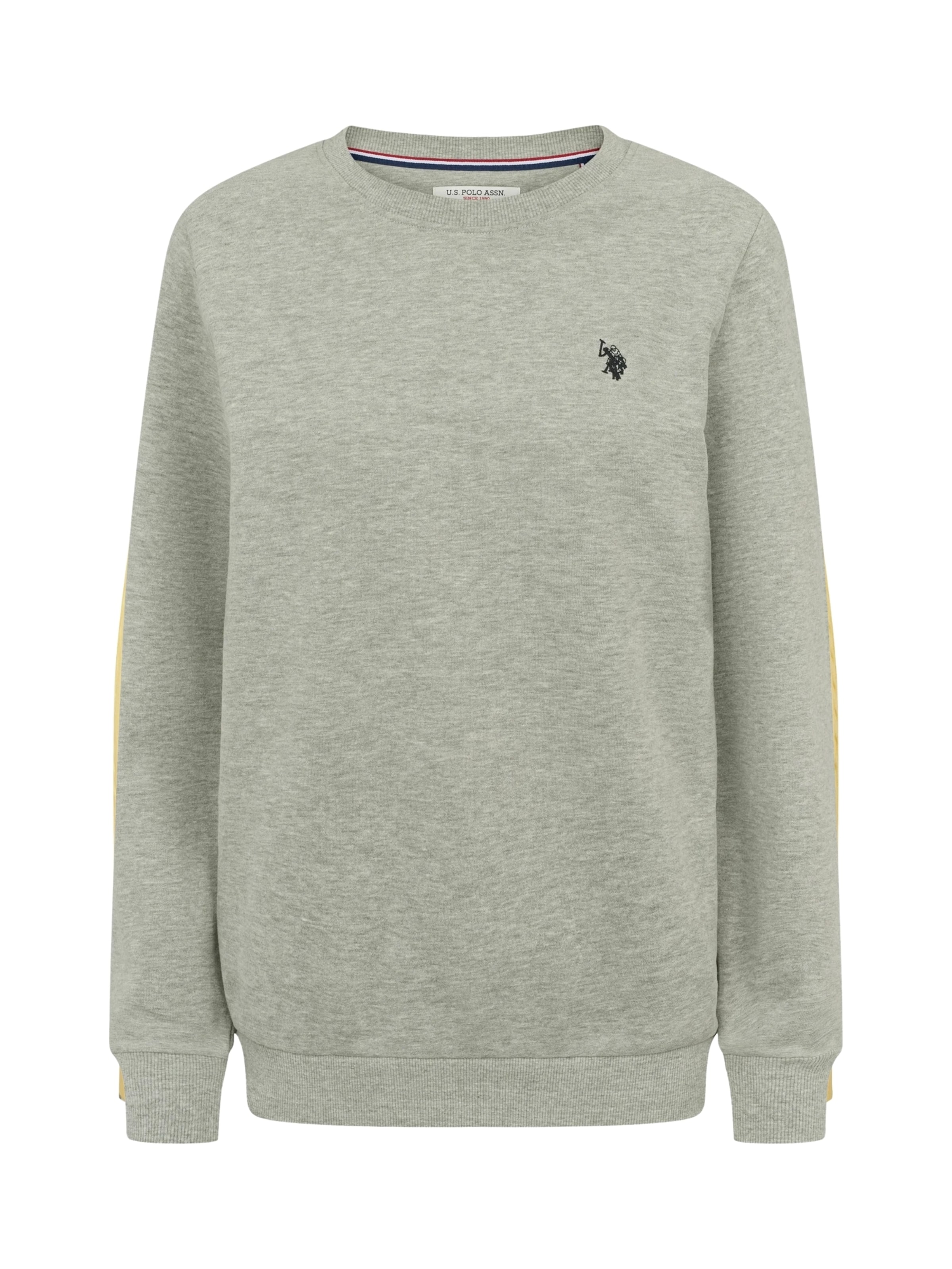 U.S. POLO ASSN. Sweatshirt 'Helen' in Grijs: voorkant