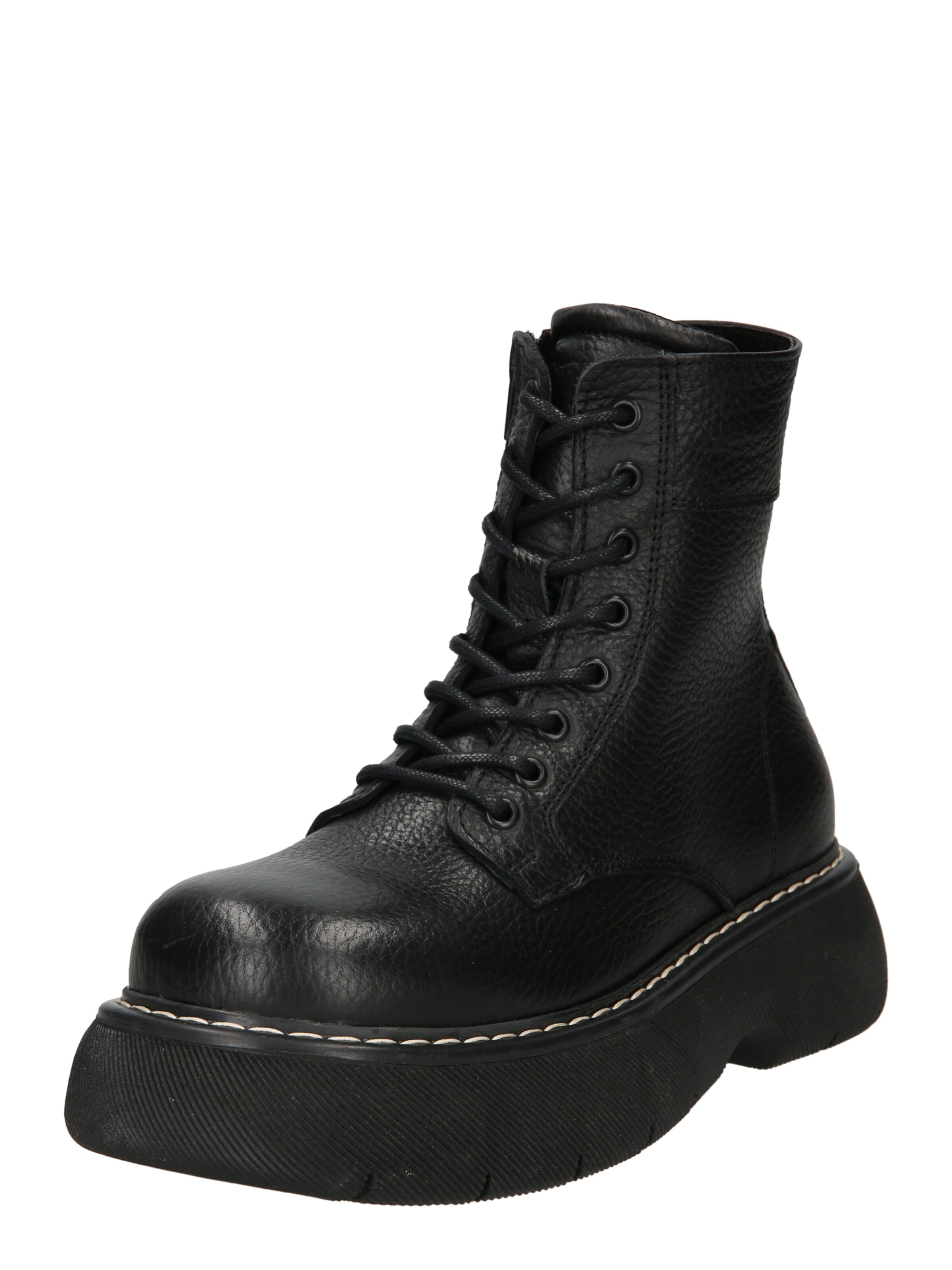 STEVE MADDEN Veterlaarsjes 'Wanny' in Zwart: voorkant