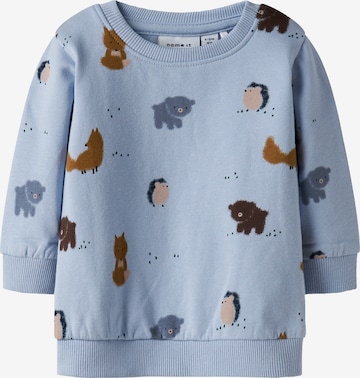 NAME ITSweater majica 'NBMSOUL' - plava boja: prednji dio