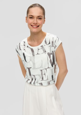 T-shirt s.Oliver en beige : devant