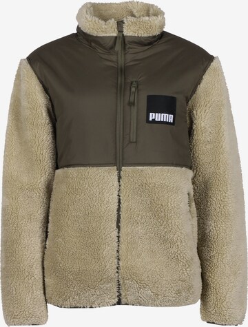 PUMA Performance Jacket in Green: front