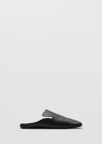 MANGO Schuh satino in Schwarz