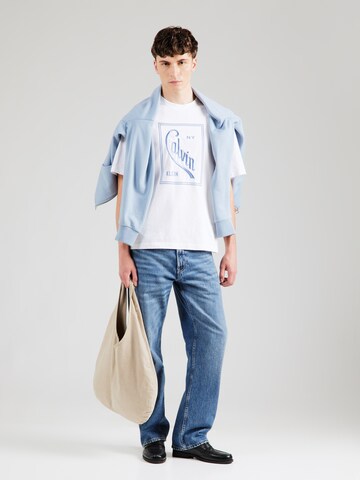 Tricou de la Calvin Klein Jeans pe alb