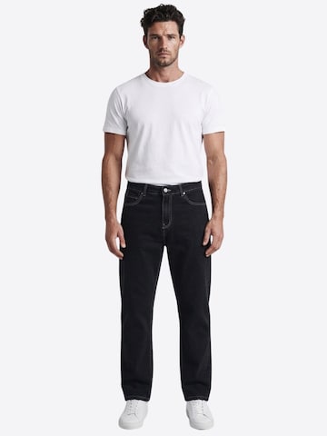 Bloazoine Regular Jeans in Black: front