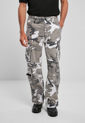 Effilé Pantalon cargo Brandit en gris