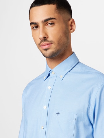 FYNCH-HATTON Regular fit Button Up Shirt in Blue