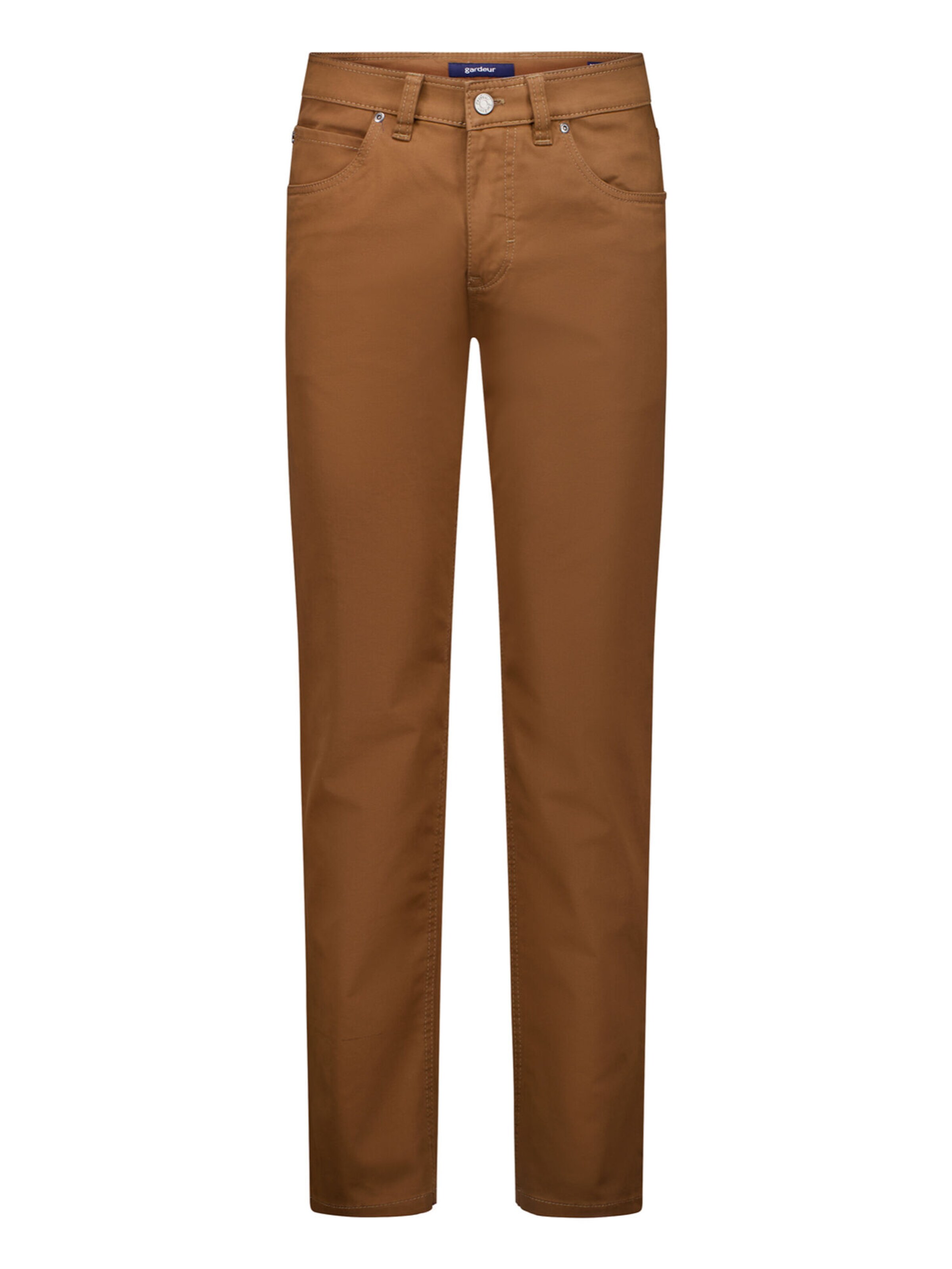 Gardeur Slimfit Hose 'Bill' in Braun: Vorderseite