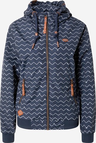 Ragwear Performance Jacket 'NUGGIE' in Blue: front