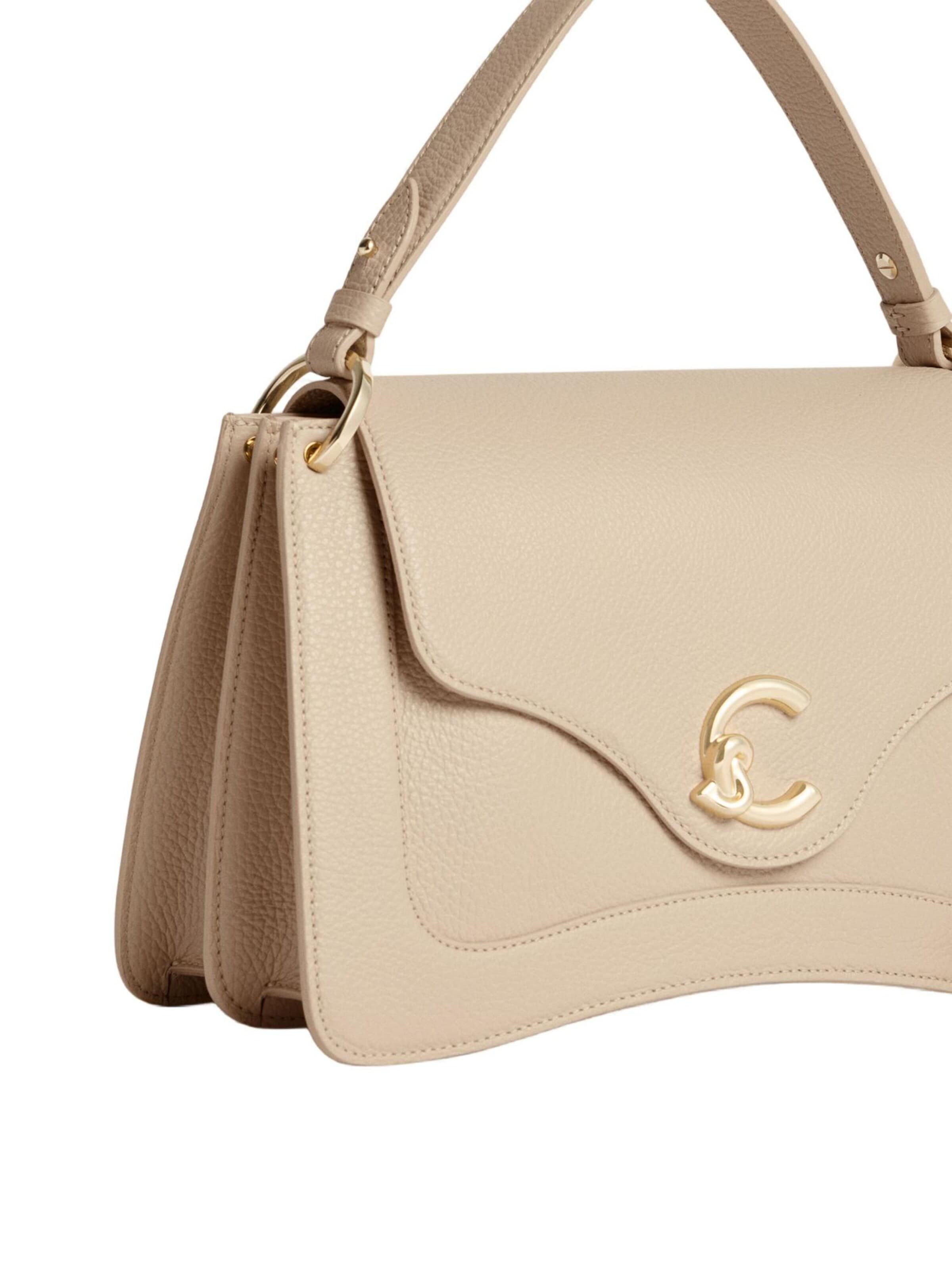 Borsa a mano 'COCCINELLE C-Me S26 1' di Coccinelle in beige