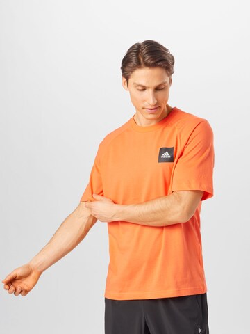 ADIDAS SPORTSWEAR Performance Shirt in Orange: front