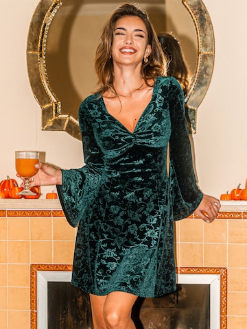 Cupshe Jurk 'Gilded Age' in Groen