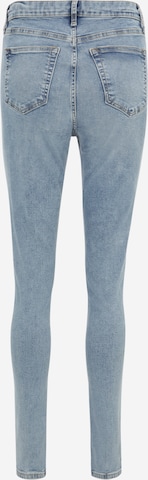 Topshop Tall Skinny Jeans 'Jamie' in Blau