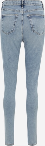 Topshop Tall Skinny Džínsy 'Jamie' - Modrá