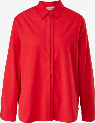 s.Oliver Blouse in Rood: voorkant