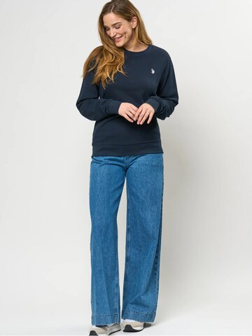 U.S. POLO ASSN. Sweatshirt 'Adele' in Blauw