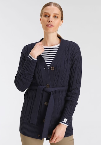 DELMAO Knit Cardigan in Blue