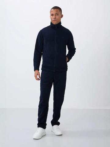Tommy Life Joggingpak in Blauw: voorkant