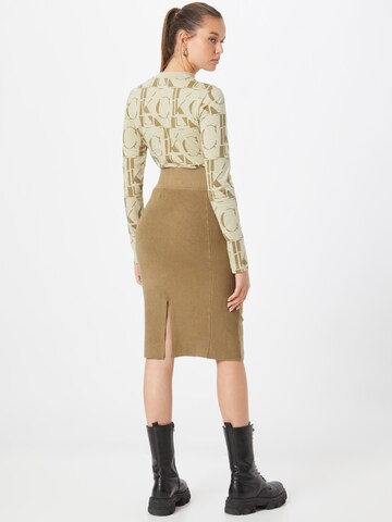 Calvin Klein Jeans Skirt in Brown
