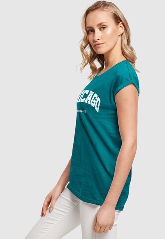 Merchcode T-Shirt 'Chicago' in Grün