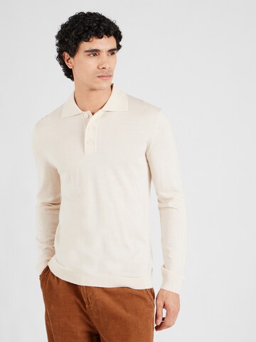 Pullover 'SLHTRAY' di SELECTED HOMME in beige: frontale