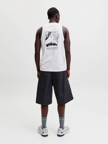 T-Shirt 'JJSUNSET' JACK & JONES en blanc