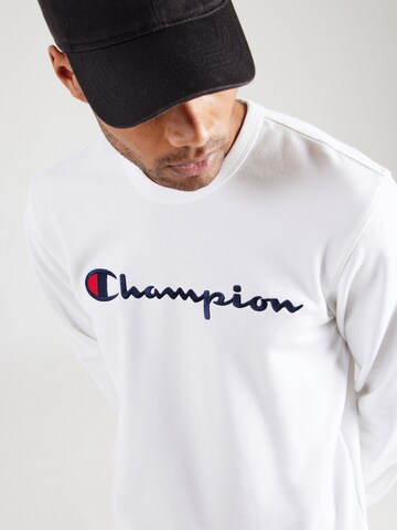 Felpa di Champion Authentic Athletic Apparel in bianco