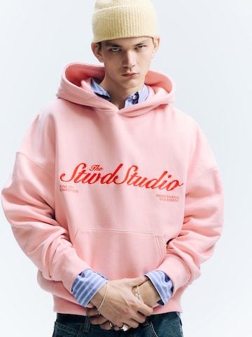 Pull&Bear Sweatshirt in Pink: front