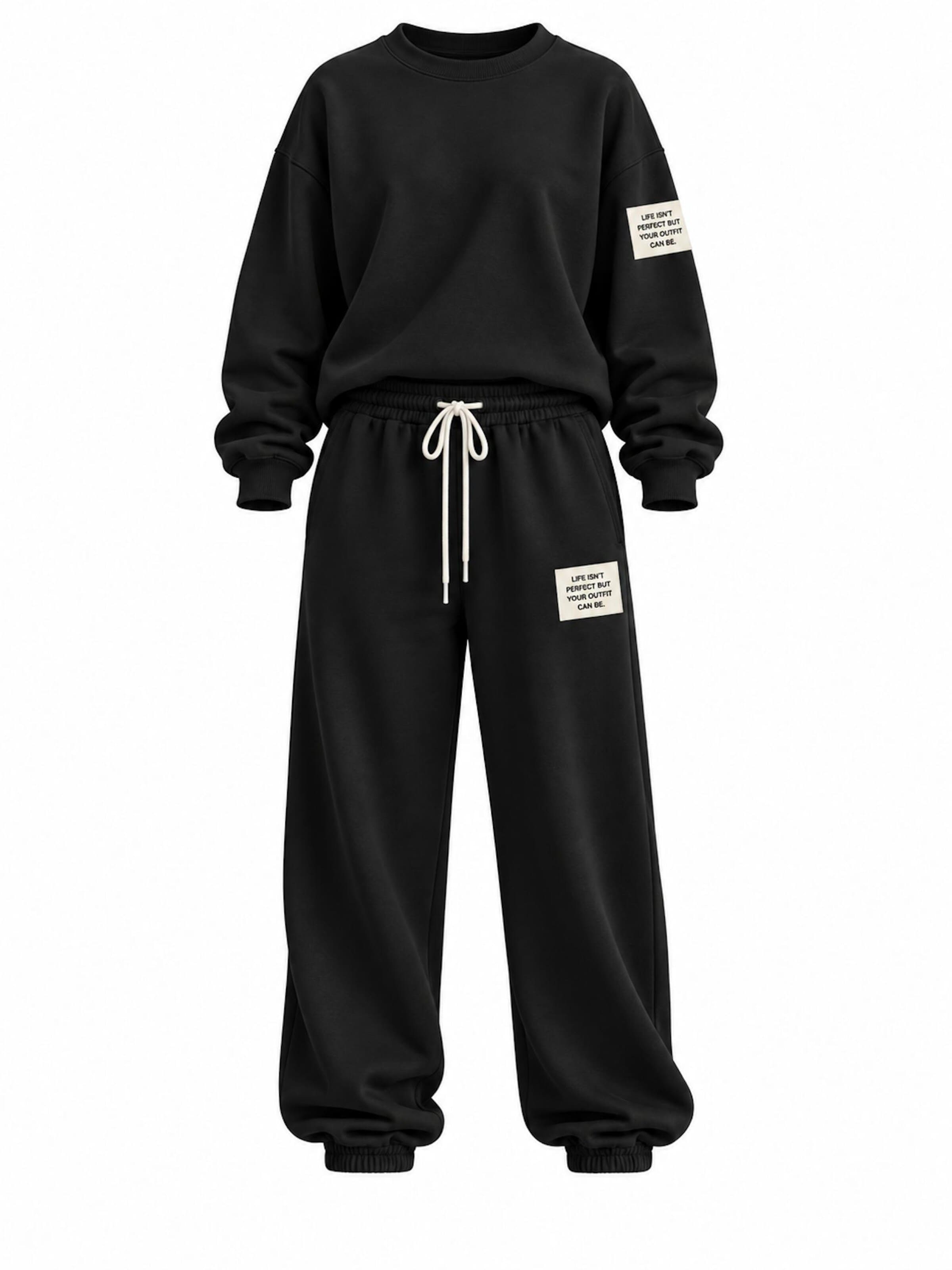 Worldclassca Sweatsuit 'Worldclassca Damen Oversize Jogginganzug' in Black
