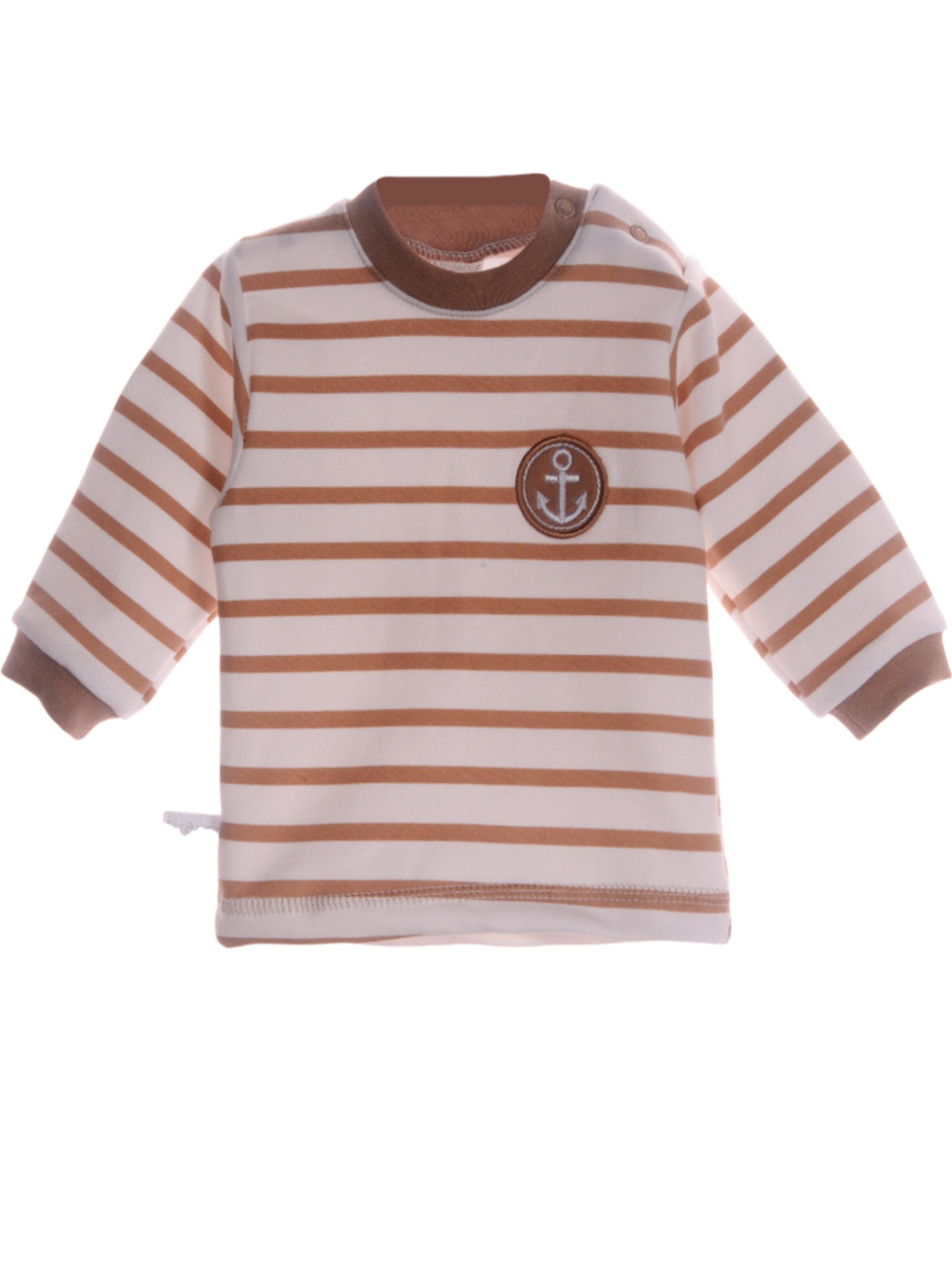 La Bortini Sweatshirt in Braun: Vorderseite