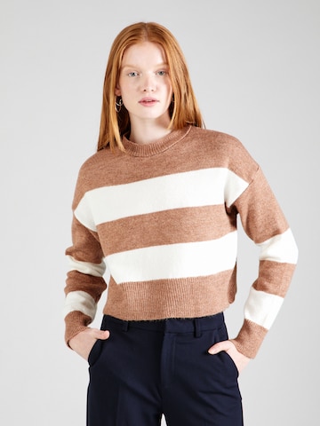 Pull-over 'Aylin' ABOUT YOU en beige : devant