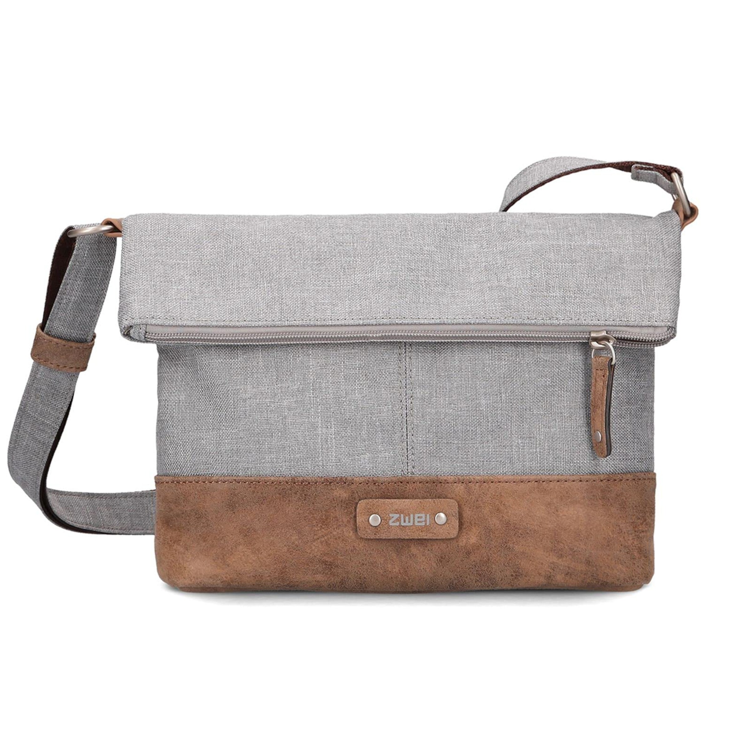 ZWEI Handtas 'Olli' in Grijs: voorkant