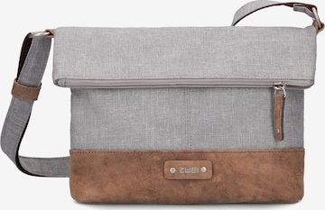 ZWEI Crossbody Bag 'Olli' in Grey: front