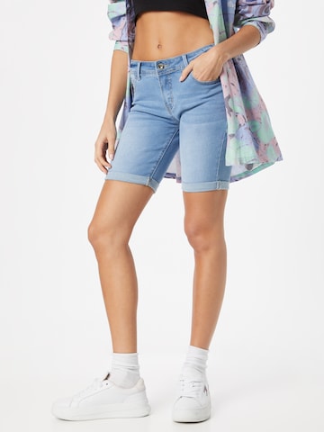 Hailys Slimfit Shorts 'Jenny' in Blau: predná strana